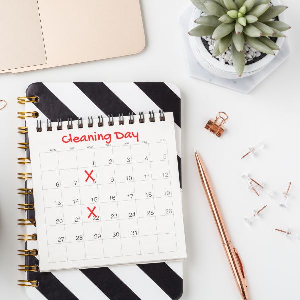 Calendars for easy cleaning scheduling