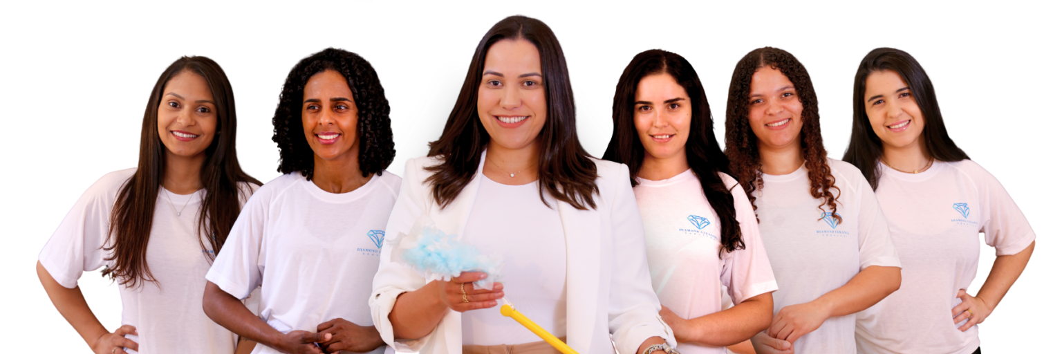 The Diamond Cleaning Services team on a transparent background.