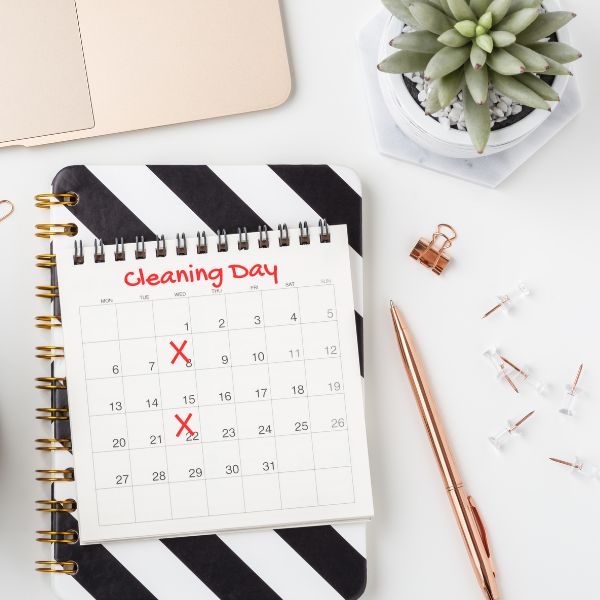 Google Ads Landing Page Calendars for easy cleaning scheduling